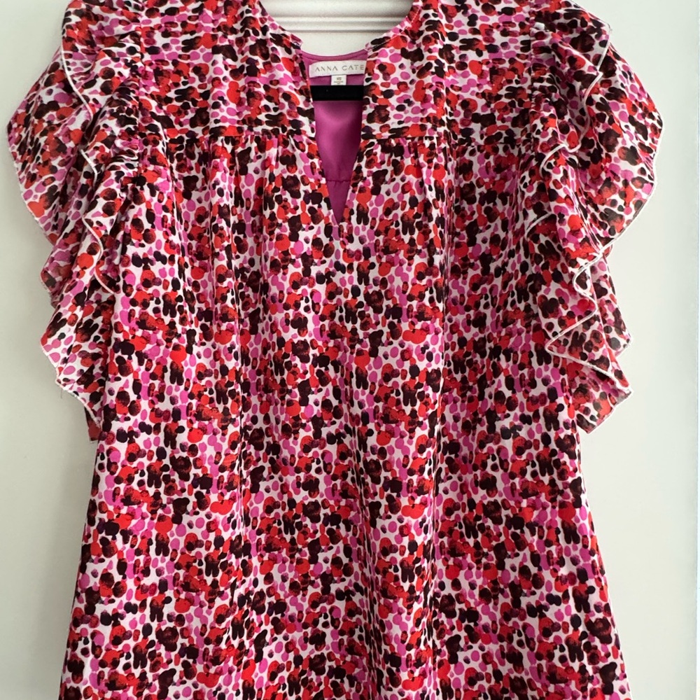 Anna Cate - Size XS - Floral Pink Blouse